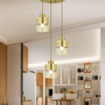 Boris 3lü Yuvarlak Komple Eskitme Sarkıt Modern Genç Odası Mutfak Salon Avize