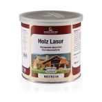 Borma Wachs Holz Lasur (Wood Stain) - Solvent Bazlı Verniksiz Ön Korumalı Ahşap Boyası - 20 Litre - Dark Walnut