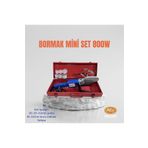 bormak MİNİ PLASTİK BORU KAYNAK MAKİNA SETİ