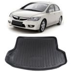 Born Garage Bagaj Paspası 3D Havuzlu Honda Civic Tam Uyumlu Kauçuk ve Kokusuz - Siyah