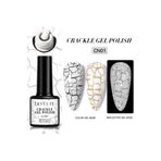 Born Pretty Lilycutte Crackle Kalıcı Oje Çatlayan Kalıcı Oje 7 ml BEYAZ