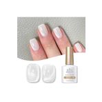 Born Pretty Milky Crystal Cat Magnetic Gel/Kristal Beyazı Kedi Gözü Kalıcı Oje-10ml