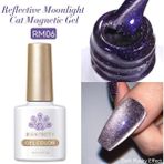 BORN PRETTY RM06 10ml Reflective Moonlight Cat Magnetic Kalıcı oje (57983)