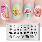 Born Pretty Stamper Desen Plakası Overprınt L001
