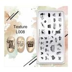 Born Pretty Stamper Desen Plakası Texture L008