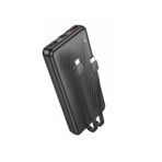 Borofone 10000mAh PD20W 22.5W QC3.0 37Wh Dahili Kablolu Powerbank iPhone ile Uyumlu Şarj Led Gösterli BJ57