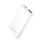 Borofone 2500MAH Ultra Hafif Mini Powerbank - Sadece 62 Gram, LED Göstergeli Acil Durum Şarj Cihazı, Cebinize Sığan Minimalist Taşınabilir Pil - Siyah