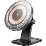 Borofone BH212 Araç Konsol Tipi Manyetik Telefon Tutucu ve Kablosuz Şarj - Magsafe Uyumlu - Siyah