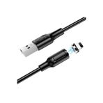 Borofone Manyetik Uçlu iPhone 11 12 13 14 Serisi Uyumlu 1 Metre Şarj Kablo Mıknatıs Lightning Uçlu BX41