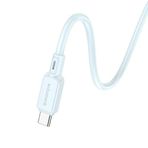 Borofone Şarj Kablo 60W Type-C to Type-C Hızlı Şarj ve Data Kablosu Uzunluk 1 Metre USB-C to USB-C BX94 Açık Mavi Renk (Açık Mavi)