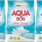 Boron AquaBor Matik Toz Çamaşır Deterjanı 18KG (Beyazlar İçin) 120 Yıkama (3PK*6KG)