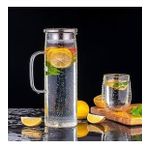 Borosilikat Cam Sürahi 1 Litre