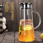 Borosilikat Cam Sürahi 1440 Ml Füme Renk