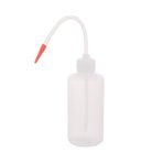 Borox Piset 250ml Renkli Yıkama Şişesi Şeffaf PE Plastik Uzun Form