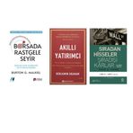borsada rasgele seyir+akilli yatirimci+siradan hisseler siradisi karlar=(3kitap)