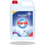 Borsil Üre ve Kireç Taşı Çıkarıcı 5 Lt Tuvalet ve Pisuar Temizleyici Nano Teknoloji Hijyenik Leke Sökücü