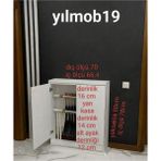 Boru Gizleme Dolabı 70*80 Beyaz