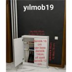 Boru Gizleme Dolabı 80*90 Beyaz