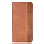 BORYA Cubot Note 21 için Cüzdan Kılıf, Premium PU Deri TPU Darbeye Dayanıklı Kart Yuvalı Vintage Folyo Kılıf, Manyetik Geçmeli Stand RFID Engelleme Fonksiyonu, Kahverengi