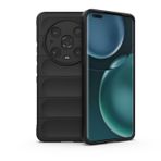BORYA Honor Magic 4 Pro için Kılıf, Darbeye Dayanıklı Yumuşak Premium TPU Tampon Silikon Kılıf, Düşmeyi Önleyici Hava Yastığı Tasarım Kapağı, Basit Ultra İnce Dayanıklı Kapak, Siyah