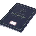 Bos 12 Ders Yoklamasız Ders Defteri 25x35 Plastik Kapaklı (540)