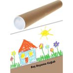Boş Dev Aktivite Rulo Boyama Kağıdı Beyaz (2,5 Metre x 60 Cm)