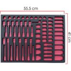 Boş Eva Havalı Takım Arabası Için, 72 Adet, 55,5X41 Cm, Torx Uzun ve Twist Lokma - Seçenek 1