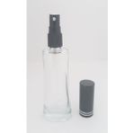 BOŞ PARFÜM ŞİŞESİ 50 ML (10 ADET) SİYAH KAPAK PLASTİK VALF EYFEL BOŞ ŞİŞE