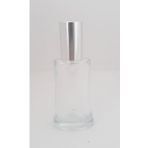 BOŞ PARFÜM ŞİŞESİ 50 ML (5 ADET) GRİ KAPAK PLASTİK VALF SİYAH EYFEL BOŞ ŞİŞE