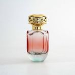BOŞ PARFÜM ŞİŞESİ 50 ML GÜL DESENLİ (10 ADET) (SPREY APARAT İLE KAPATILIR-KOLAY KAPAMA) BOŞ ŞİŞE
