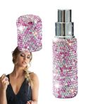 Boş Parfüm Sprey Şişeleri - 10ml Bling Numune Kutusu Cam Atomizer - Boş Küçük Seyahat Dispenseri, Açık Kamp için Vakum Pres Parfüm Yağ Püskürtücü