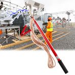 Boşaltma Çubuğu, Yüksek Gerilim Epoksi Reçine Boşaltma Çubuğu 110kV, 2m İzoleli Elektrik Test Kutbu, Kırmızı, 4 Bölüm, Doğrudan ve Dirençli Uygulamalar için Çift Amaçlı, Güvenlik Aracı