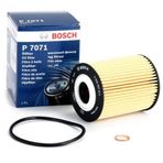 Bosch 026407071 Chevrolet Captiva C100 2.0 Dizel Motor Yağ Filtresi