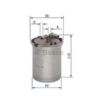 Bosch 0450906500 Skoda Rapid 1.6 TDI CAY Mazot Filtresi