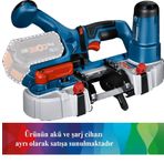 Bosch 06012A0400 GCB 18V-63 (Akü ve Şarj Yoktur) Akülü Bant Testere Makinesi