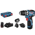 Bosch 06019H3000 GSR 12V-35 FC 3.0Ah Çift Akülü Delme Vidalama Makinesi Full Set