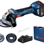 Bosch 06019H9025 125 mm Kömürsüz Motor Gws 180-Li 1x4 Ah Akülü Taşlama Makinesi