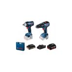 Bosch 06019K0003 Gds 18V-400 Somun Sıkma+Gsb 18V-50 Delme Vidalama İkili Set