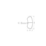Bosch 0986424489 Arka Balata Nissan Patrol Gr Ii 2.8 Td 97 00 3.0 Dti 00 Almera 1.4 1.6 2.0D 95 00 Gdb1009 Uyumlu