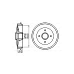 Bosch 0986477124 Fren Kampanası Uyumlu 203 / 71.5 Mm