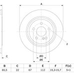 Bosch 0986479042 Arka Fren Diski