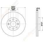 Bosch 0986479223 Oto Ön Fren Diski