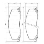 Bosch 0986494298 Insignia 18 inç Jant İçin Ön Fren Balatası