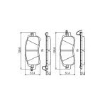 Bosch 0986494832 Mazda 2 14 Ön Fren Balatası