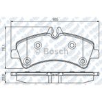 Bosch 0986495099 Arka Fren Balatası