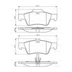 Bosch 0986495248 Mercedes Benz E Serisi Arka Fren Balatası