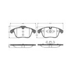 Bosch 0986TB2939 Ford Mondeo IV 1.6 1.8 Ön Fren Balatas