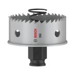 Bosch 1 x Pro Sheet Metal Power Change Plus Delikli Testere (Paslanmaz Çelik Levhalar, Çelik Levhalar, Ø 60 mm, Profesyonel Aksesuar Döner Matkap/Sürücü)