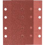 Bosch 10'lu 93x185 mm 60/120/180 Kum 8 Delik Titreşimli Zımpara Kağıdı Set