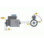 BOSCH 1123036 MARŞ MOTORU 12V 2 KW 11D A3 3.2 V6 1.9TDI 2.0TDI 03